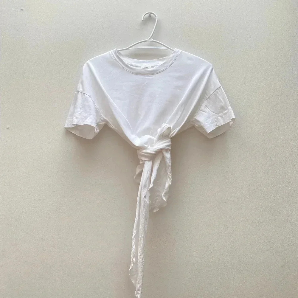ARITZIA - WILFRED Wrap Around Crew Neck  Tshirt